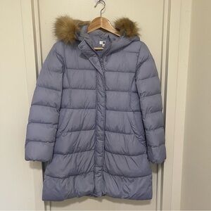 Uniqlo girls quilted puffer jacket coat